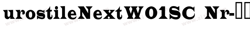 urostileNextW01SC Nr字体转换